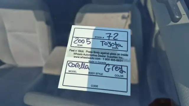 2005 Toyota Corolla CE, AUTO, SEDAN, 178KMS, 2 SET WHEELS, CERT - Photo 18