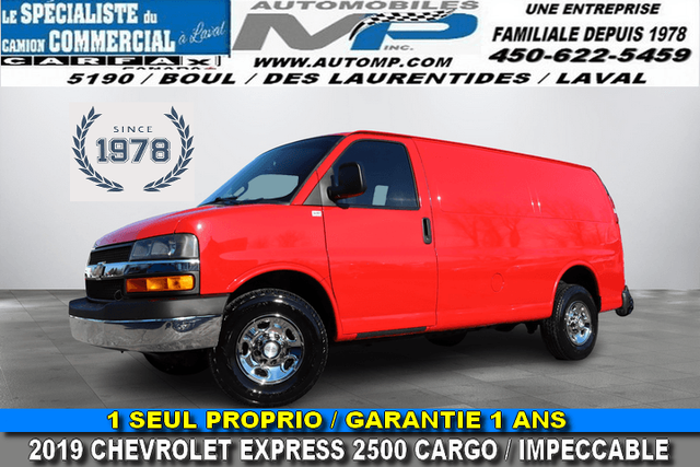 Chevrolet Express Cutaway 2500 CARGO / GARANTIE 1 ANS IMPECCABLE