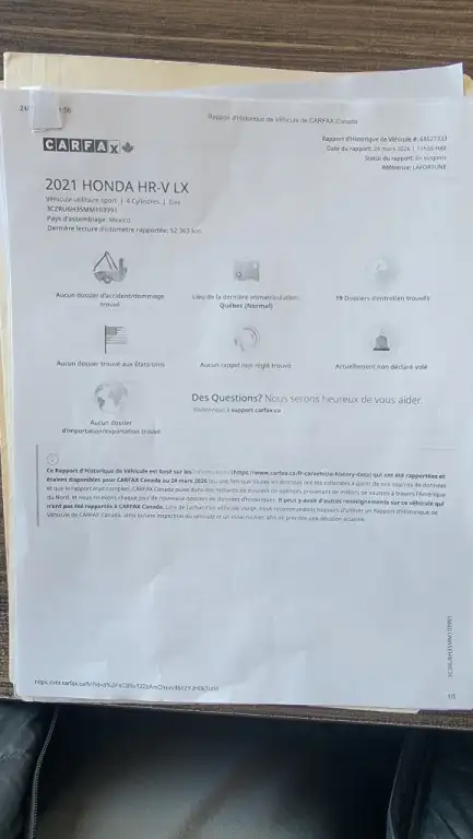 2021 Honda HR-V LX AWD 52 931 KM - Photo 39