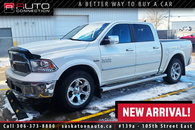 2018 RAM 1500 Laramie 4x4 - CARPLAY - REMOTE START - A/C SEATS