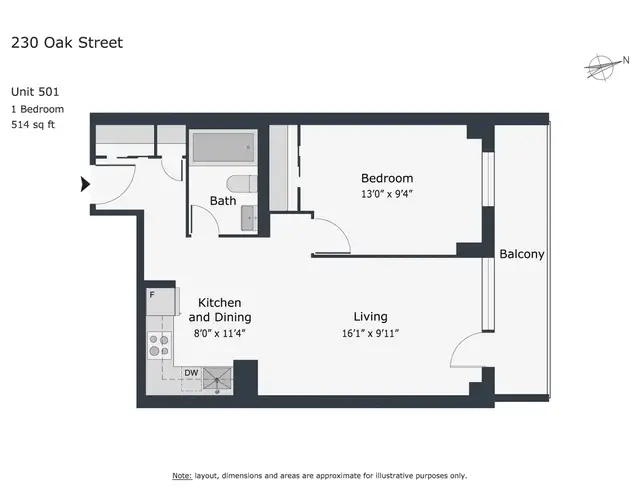 renovated one bedroom, gerrard and river - ID 2440 - Photo 11