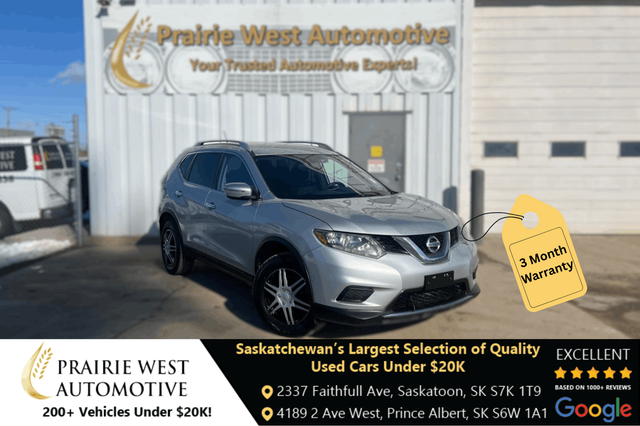 2015 Nissan Rogue S AWD - No Accident