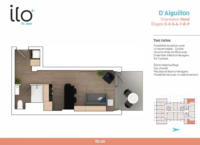 Loft entièrement meublé à louer Saint-Jean-Baptiste août 2026 - Photo 12