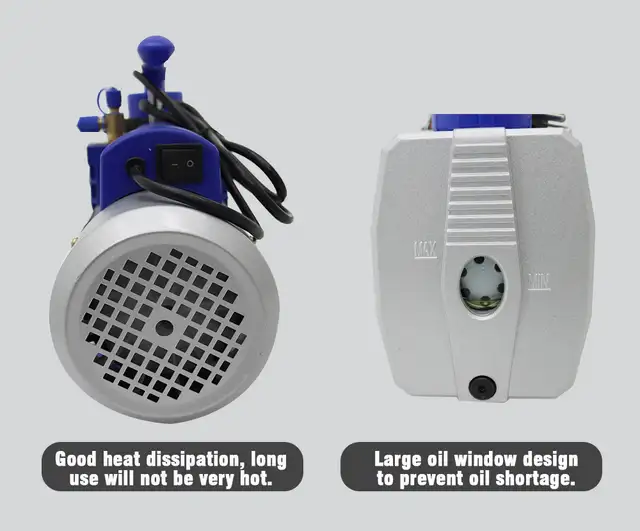 7 CFM 110V 60Hz 2-Stage Rotary Vane Vacuum Pump 3/4HP 160800 - Photo 4