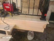 Balcon fiber rampe escalier soudure bois