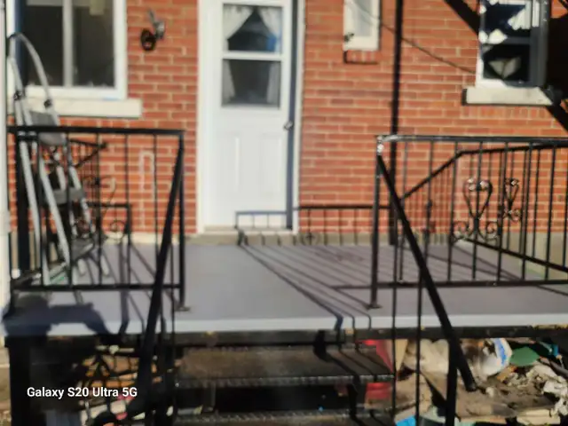 Balcon fiber rampe escalier soudure bois - Photo 3