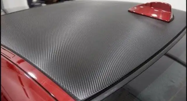 Carbon Fiber Roof Wrap DIY – Luxury Sport Look • Only $60 - Photo 3