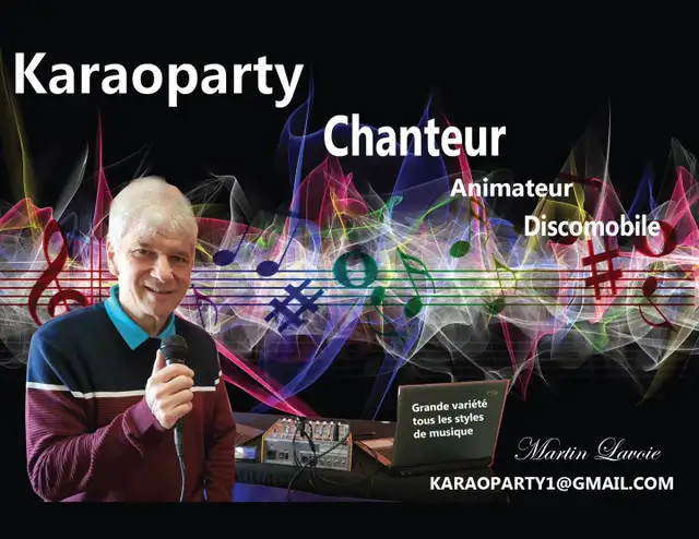 Soiréé dansante , party,  fête , Karaoke....etc