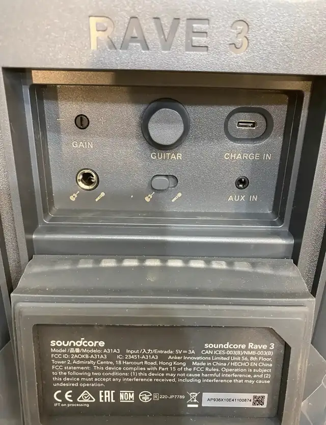 Rave 3 Karaoke Bluetooth Speaker 180$ - Photo 3