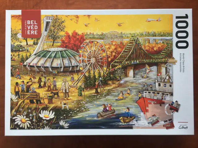 Casse-têtes / Puzzles (10 CT), 1000 pièces – (VII)