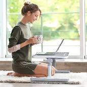 Brand New Foldable Lap Desk with Charging Port & Book Stand $59