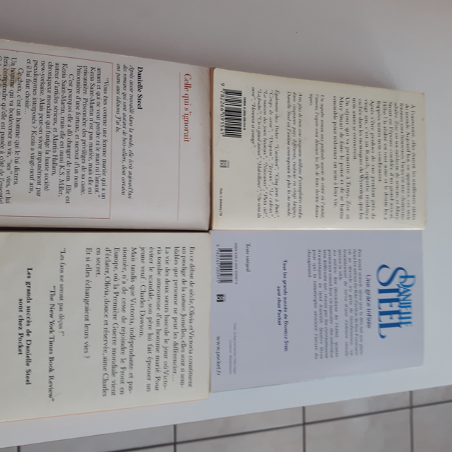 4 LIVRES DE DANIELLE STEEL$5.00CH: UNE GRANDE INFINIE, LE RANCH, - Photo 2