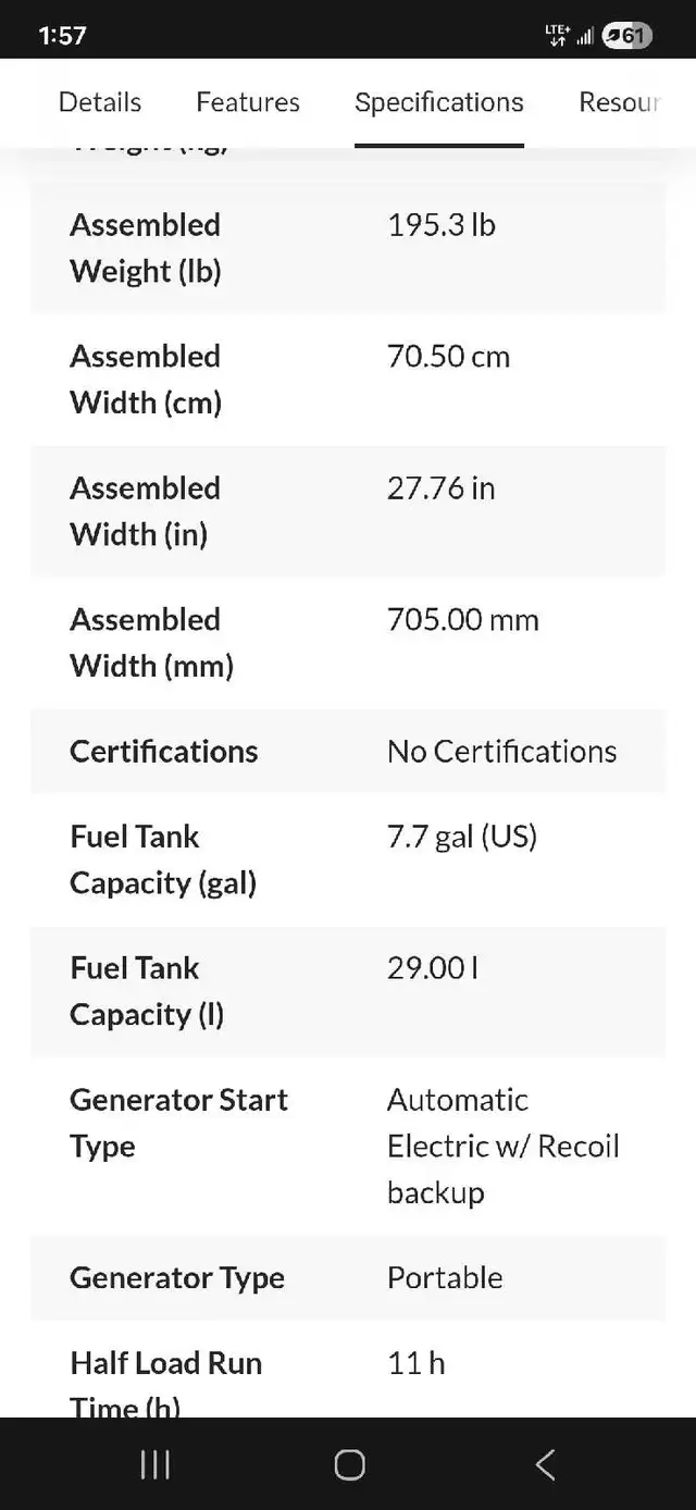 Champion/HONDA Generator - Photo 6