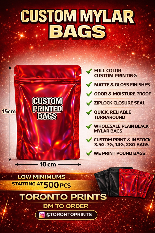 Custom Mylar Bags │Stickers │Shakers│Bag Printing