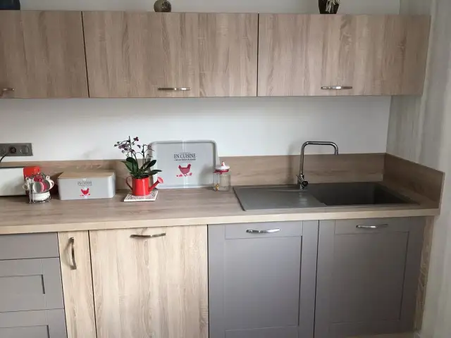 sablage et peinture armoire de cuisine - Photo 4