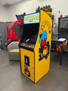 Full Size Pac-Man and Galaga Cabinets