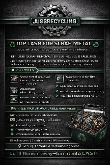 ♻️JUSS RECYCLING — TOP CASH FOR SCRAP METAL ♻️
