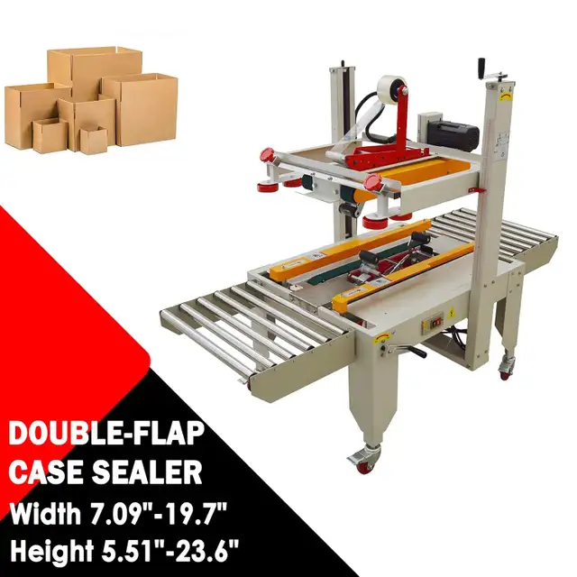 Full Automatic Carton Sealer Belt Tape Sealing Machine 056659
