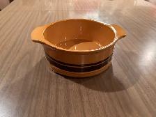 PLAT / COCOTTE ROYAL ALMA, STAFFORDSHIRE, IRONSTONE