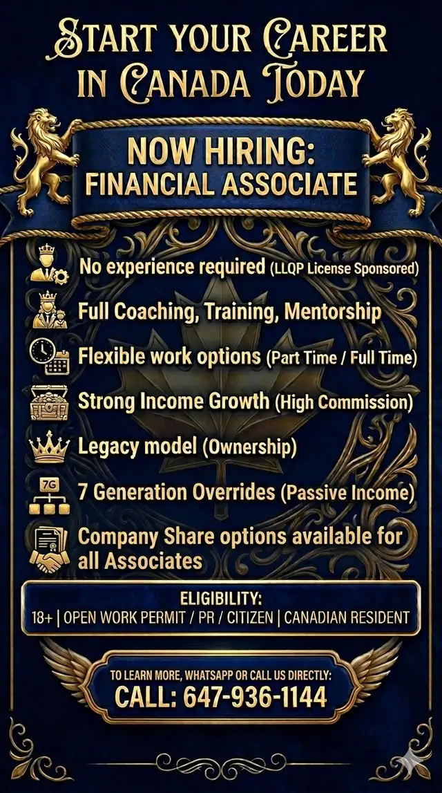 Part Time/ Full Time Career Opportunity- No Experience Required