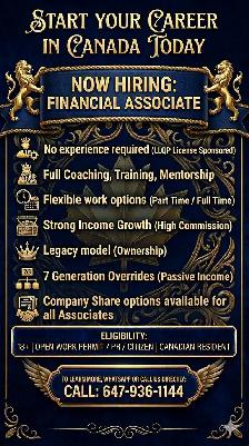 Part Time/ Full Time Career Opportunity- No Experience Required