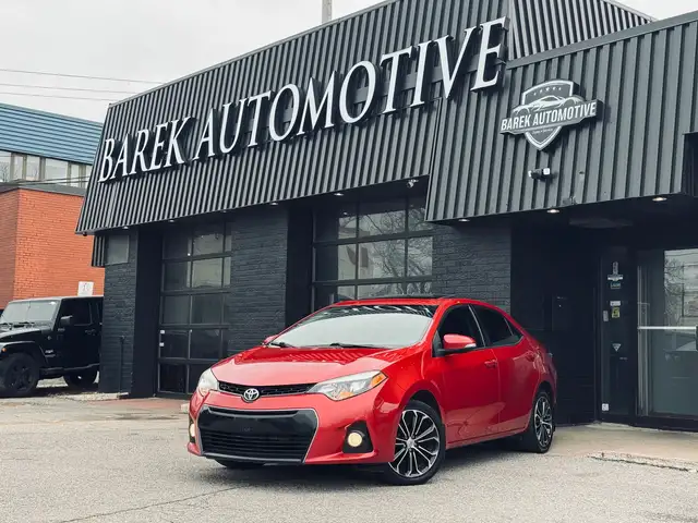 2016 Toyota Corolla 4dr Sdn Auto S