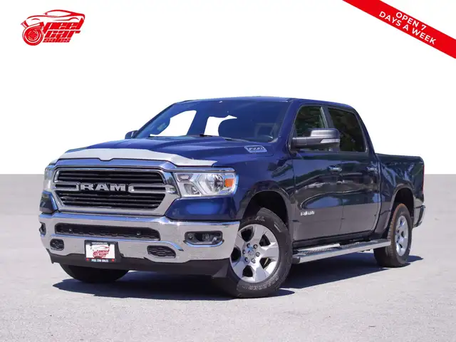 2019 Ram 1500 Big Horn Crew Cab, Towing Package, Remote starter.