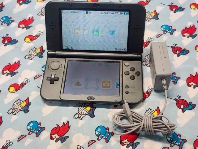 Nintendo 3DS XL - Dark Grey - With Stylus (#2864)