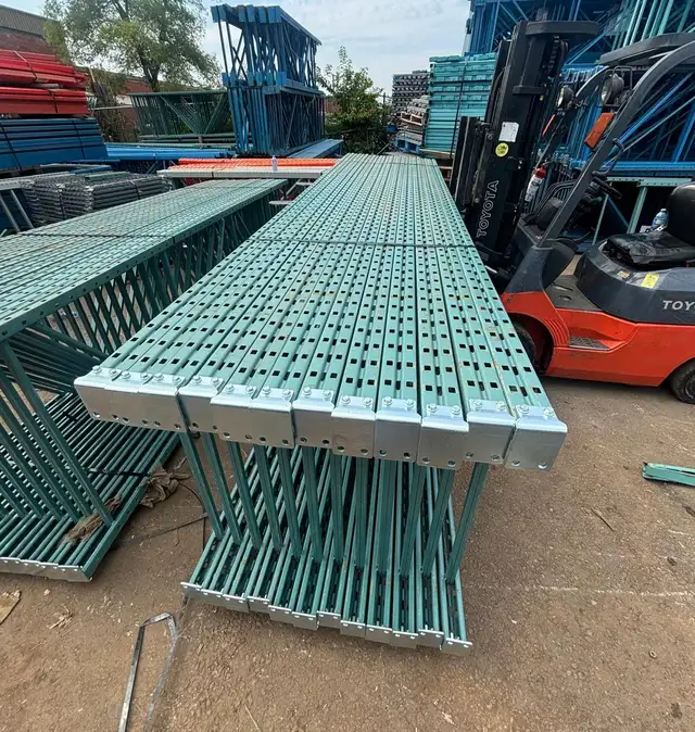 14' H x 42' D REDIRACK USED uprights for Pallet Racking