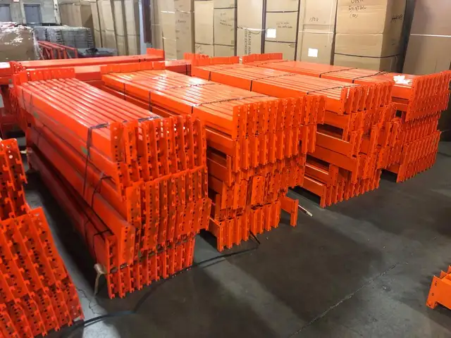USED Redi rack Beams 8' long x 4" Pallet Racking rack beams - Photo 2