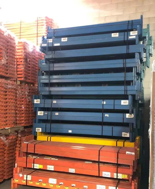 USED 14 ft x 42 inch  Redirack Uprights Frames Pallet Racking - Photo 5