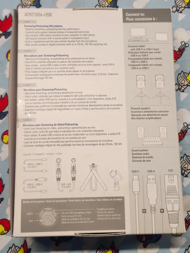 Audio-Technica ATR2100x-USB Microphone in Box (#18973) - Photo 4