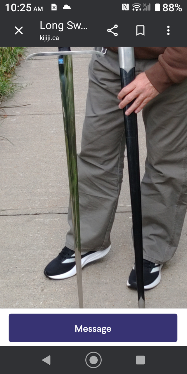 Kings Battle Axe   Long Sword Full tang  by Windlass Craft $220 - Photo 2