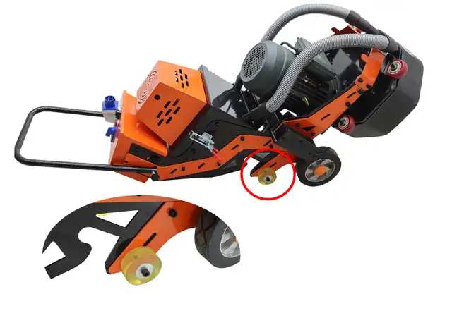 Double Tube Vacuum Dust Suction Fan Cement Ground Grinder 239912 - Photo 3