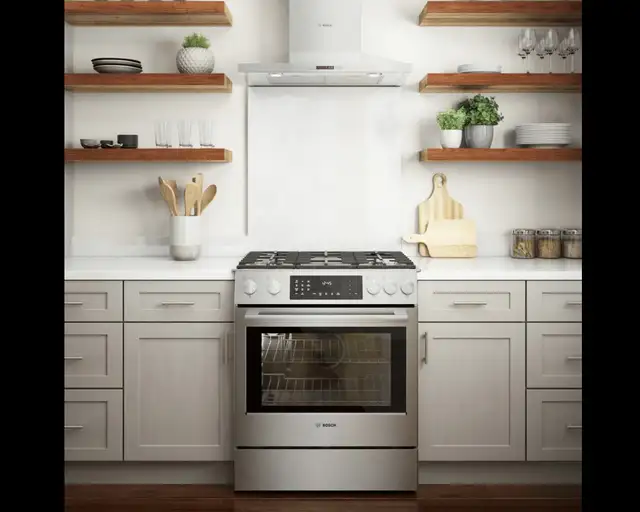 Bosch Dual Fuel Range 800 Series HDI8056C 30' Slide In Self Clea - Photo 5