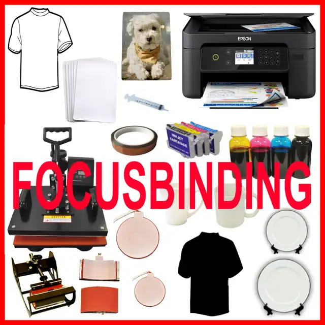 Premium Pack 5in1 Sublimation Heat Press Transfer Printer