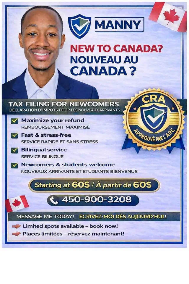 Impôts pour nouveaux arrivants | Tax Filing for Newcomers