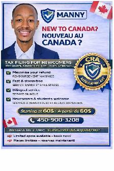 Impôts pour nouveaux arrivants | Tax Filing for Newcomers