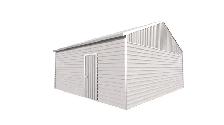 Double Garage Metal Shed 21x19 - Photo 2