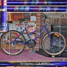 Vélo femme cadre PETIT Free Spirit vintage 80e COMME NEUVE