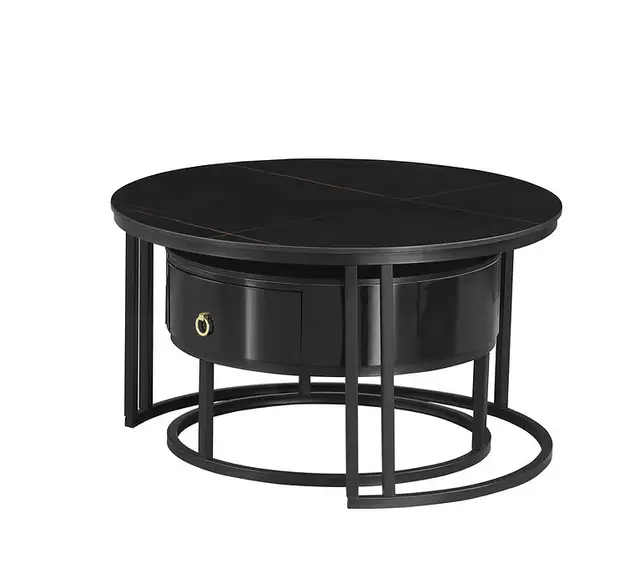 Sintered stone marble top Coffee Table set of 2 for Only $299. - Photo 2