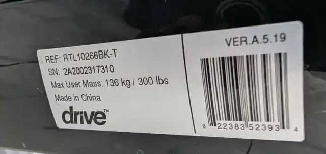 Drive Nitro Aluminum Rollator Walker - 10' Casters - Photo 5