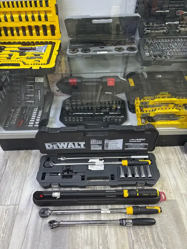 Dewalt Stanley Mastercraft Wurth Williams Torque wrenches