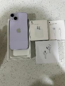 iPhone 14 256gb Airpods/Adapter/Delivery
