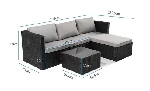 Brand New 3pcs L-Shape Patio Furniture Set Selling at $299 - Photo 4