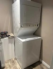Stackable washer and dryer delivered and installed