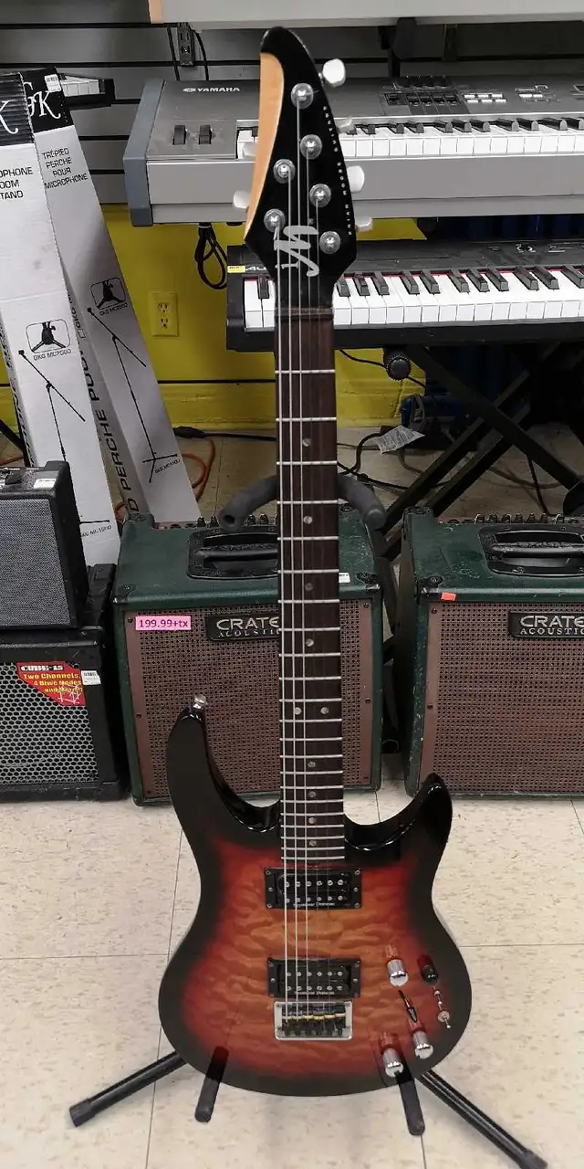 Guitare électrique MIDI