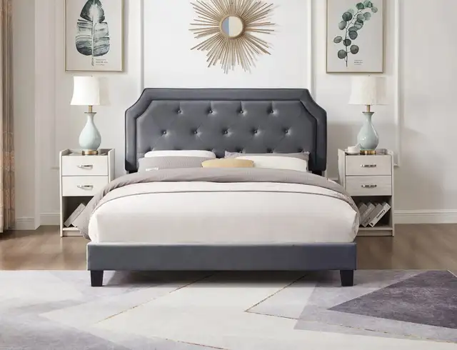 Twin King Bed Frames New Velvet Bed Frames Available - Photo 2