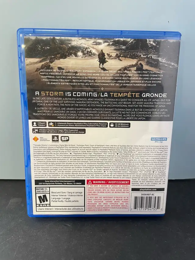 PS5 GHOST OF TSUSHIMA - Photo 3