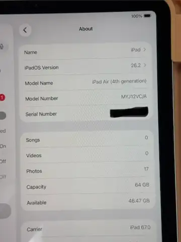 iPad Air 5th Gen - 64GB/LTE with Pencil - Photo 4